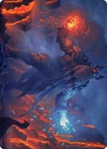 Aegar, the Freezing Flame Art Card