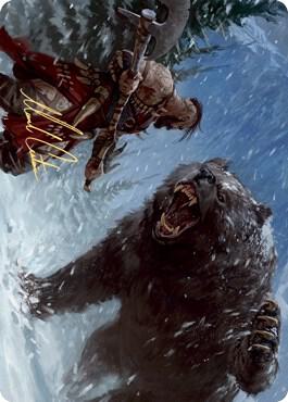 Blizzard Brawl Art Card (Gold-Stamped Signature)