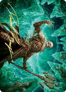 Draugr Necromancer Art Card (Gold-Stamped Signature)
