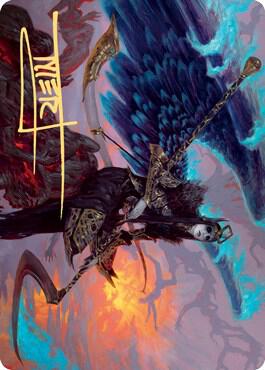 Eradicator Valkyrie Art Card (Gold-Stamped Signature)