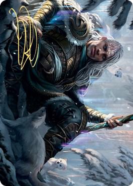 Jorn, God of Winter Art Card (Gold-Stamped Signature)