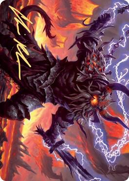 Kardur, Doomscourge Art Card (Gold-Stamped Signature)