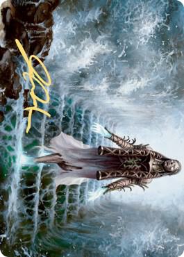 Karfell Harbinger Art Card (Gold-Stamped Signature)