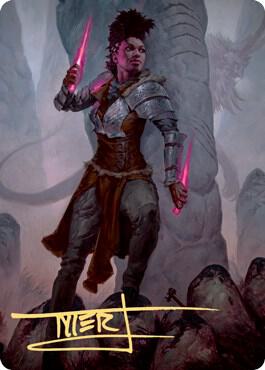 Kaya the Inexorable Art Card (Gold-Stamped Signature)