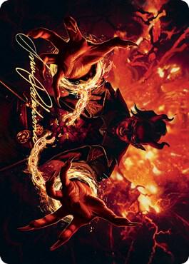 Tibalt's Trickery Art Card (Gold-Stamped Signature)