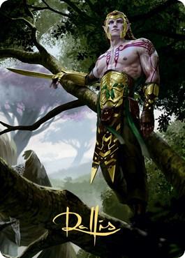 Tyvar Kell Art Card (Gold-Stamped Signature)