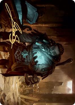 Vault Robber Art Card (Gold-Stamped Signature)
