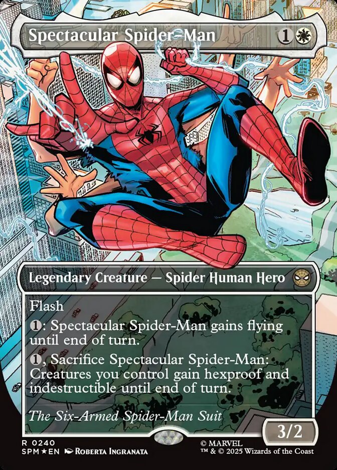 Spectacular Spider-Man (0240) (Borderless) (Textured Foil)