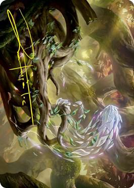 Emergent Sequence Art Card (Gold-Stamped Signature)