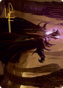 Extus, Oriq Overlord Art Card (Gold-Stamped Signature)