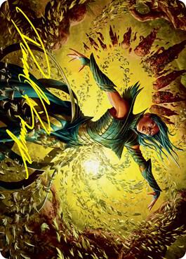 Dragonsguard Elite Art Card (16/81) (Gold-Stamped Signature)
