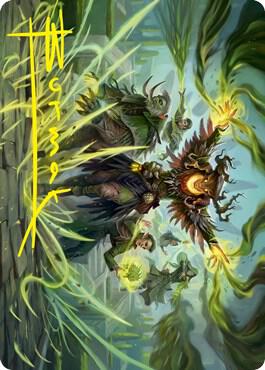 Witherbloom Command Art Card (Gold-Stamped Signature)