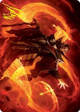 Plargg, Dean of Chaos Art Card (Gold-Stamped Signature)