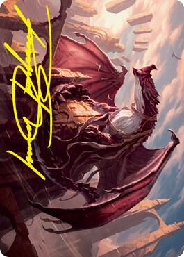 Velomachus Lorehold Art Card (Gold-Stamped Signature)
