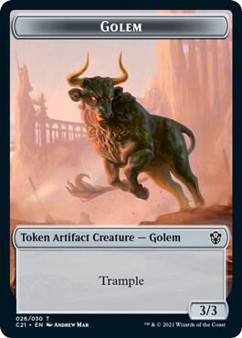 Golem (026) // Thopter Double-Sided Token