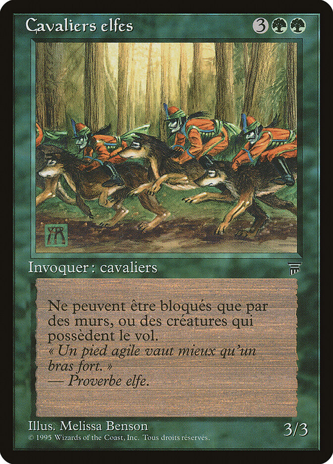 Elven Riders (French) - "Cavaliers elfes"