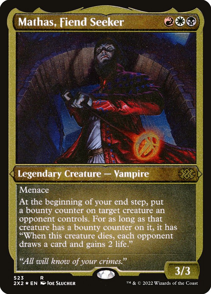 Mathas, Fiend Seeker (Foil Etched)