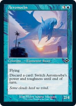 Aeromoeba (Retro Frame) (Foil Etched)