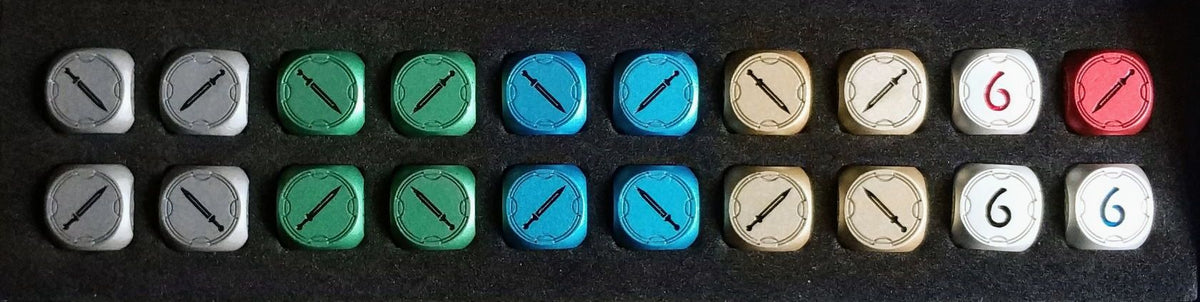 Hoplomachus: Alloy Dice Set