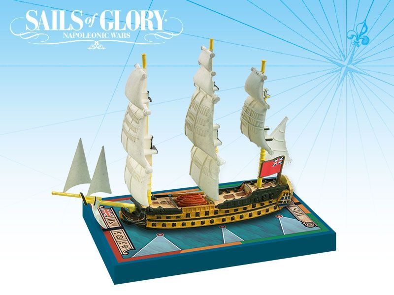 Sails of Glory: Ship Pack – HMS Zealous 1785 / HMS Superb 1760
