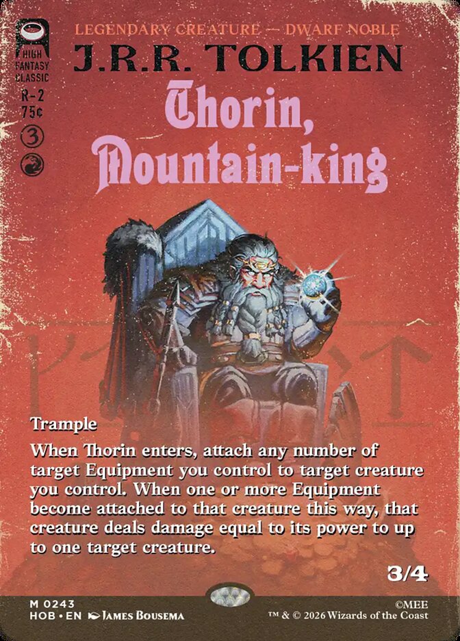 Thorin, Mountain-king (Borderless)