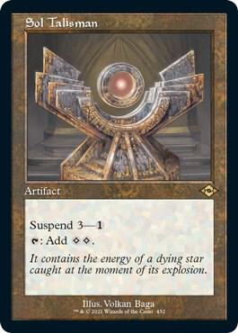 Sol Talisman (Retro Frame) (Foil Etched)