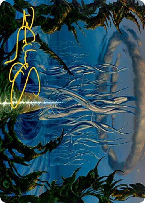Tanglepool Bridge Art Card (Gold-Stamped Signature)