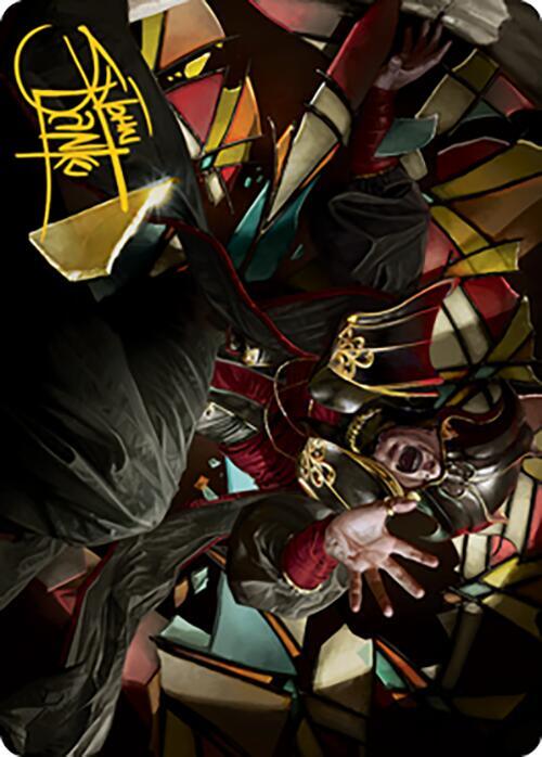Prismatic Ending Art Card (Gold-Stamped Signature)