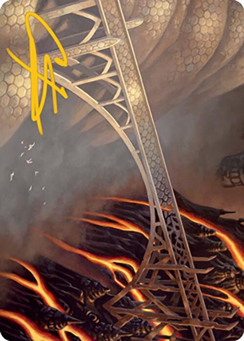 Rustvale Bridge Art Card (Gold-Stamped Signature)