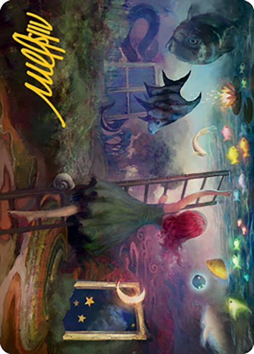 Lucid Dreams Art Card (Gold-Stamped Signature)