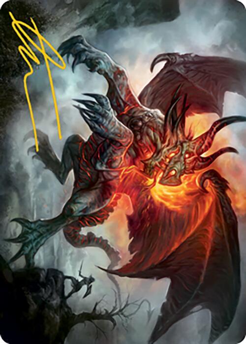 Piru, the Volatile Art Card (Gold-Stamped Signature)