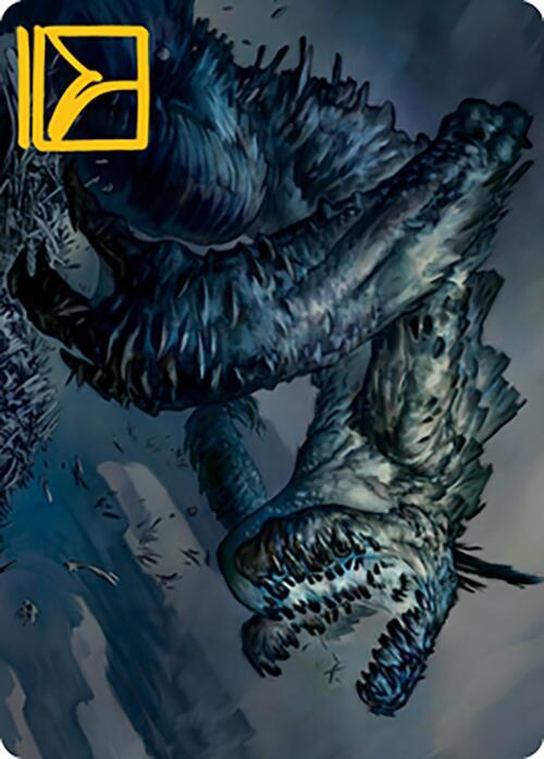 Necrogoyf Art Card (Gold-Stamped Signature)