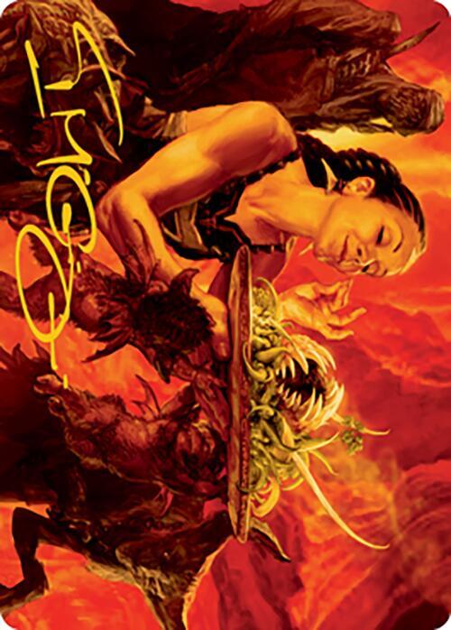 Chef's Kiss Art Card (Gold-Stamped Signature)
