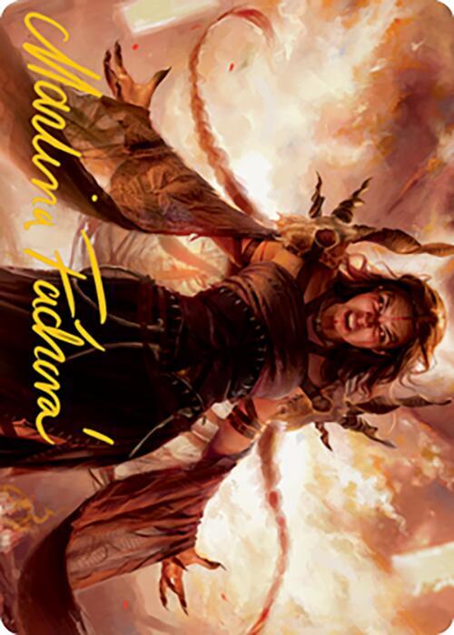 Dragon's Rage Channeler Art Card (Gold-Stamped Signature)