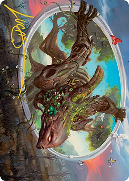 Gaea's Will Art Card (Gold-Stamped Signature)