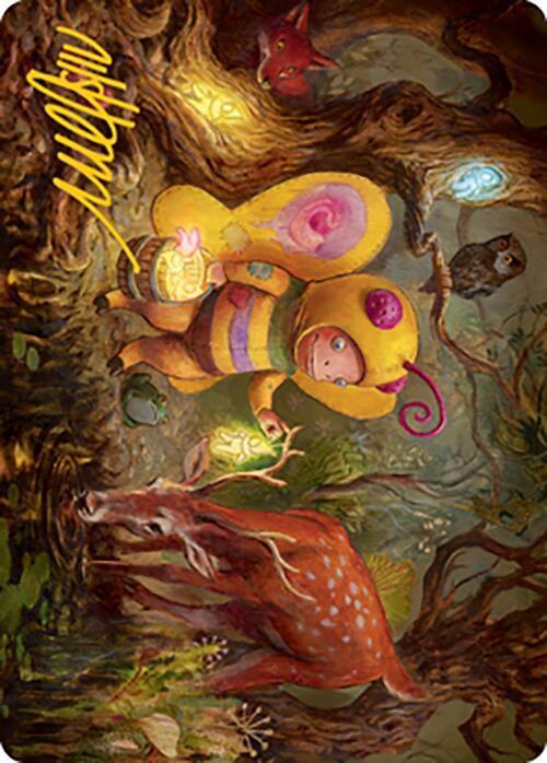 Glimmer Bairn Art Card (Gold-Stamped Signature)