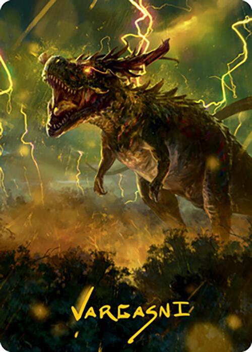 Thrasta, Tempest's Roar Art Card (42/81) (Gold-Stamped Signature)