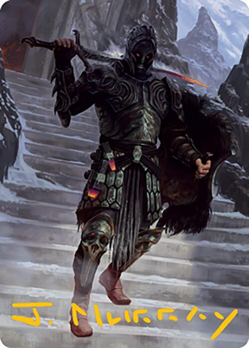 Dakkon, Shadow Slayer Art Card (49/81) (Gold-Stamped Signature)