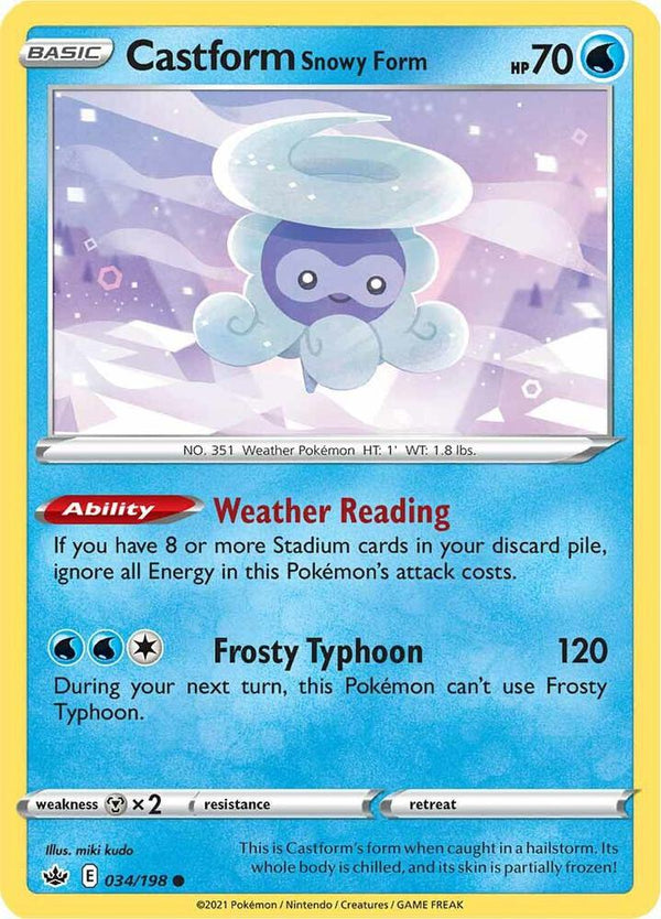 Castform Snowy Form - Pokémon