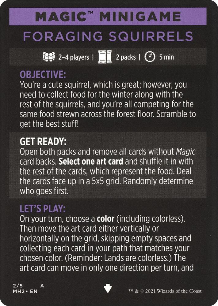 Magic Minigame: Foraging Squirrels
