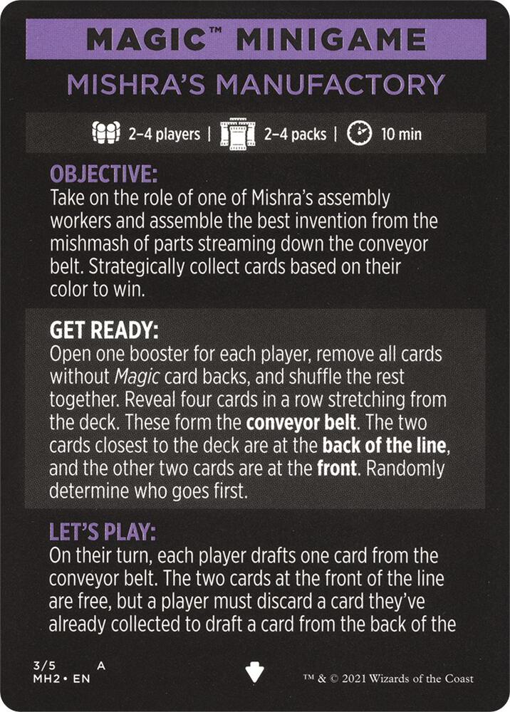 Magic Minigame: Mishra's Manufactory