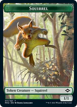 Squirrel // Thopter Double-Sided Token
