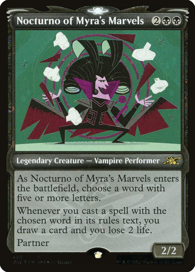 Nocturno of Myra's Marvels (Showcase) (Galaxy Foil)