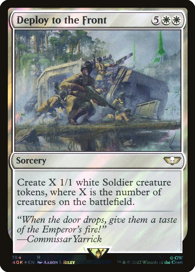 Deploy to the Front (Surge Foil)