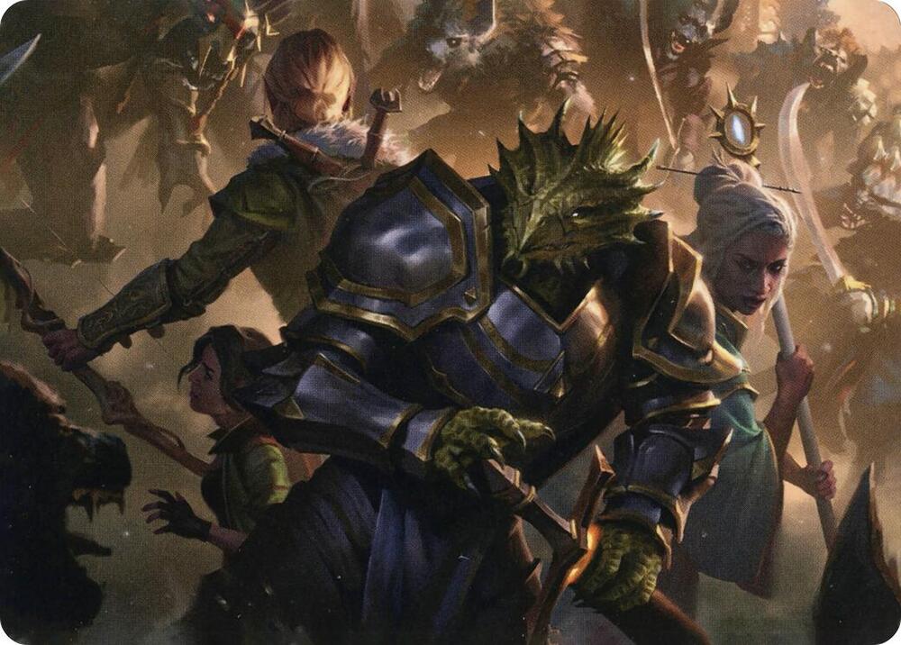 You Come to the Gnoll Camp Art Card