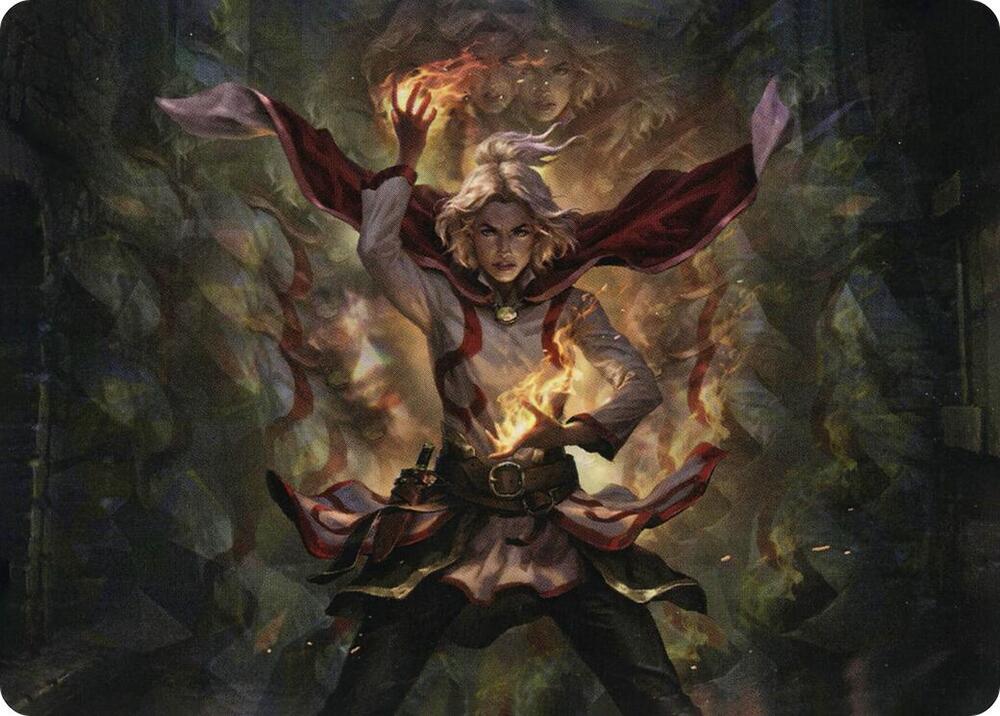 Delina, Wild Mage Art Card