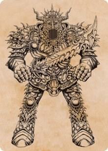 Iron Golem (Showcase) Art Card