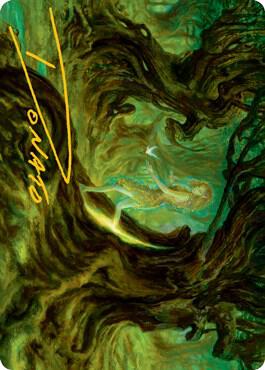 Neverwinter Dryad Art Card (Gold-Stamped Signature)