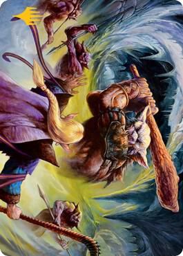Den of the Bugbear (34/81) Art Card (Gold-Stamped)