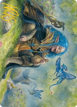 Feywild Trickster Art Card (Gold-Stamped Signature)